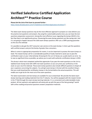 verified salesforce certified application