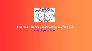 _Embrace Nature's Beauty with a Cowhide Rug