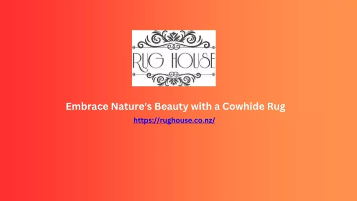 embrace nature s beauty with a cowhide rug