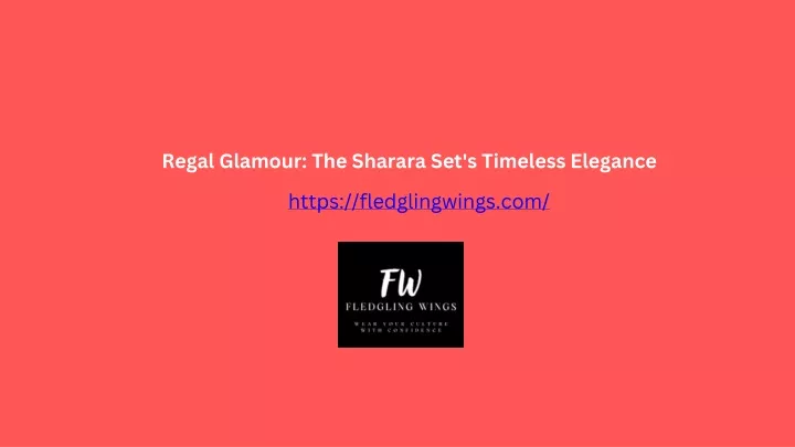 regal glamour the sharara set s timeless elegance
