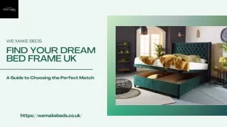 Find Your Dream Bed Frame UK | WeMakeBeds