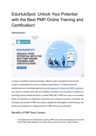 eduhubspot unlock your potential with the best
