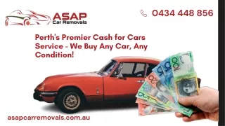 Perth's Premier Cash for Cars Service - We Buy Any Car, Any Condition!