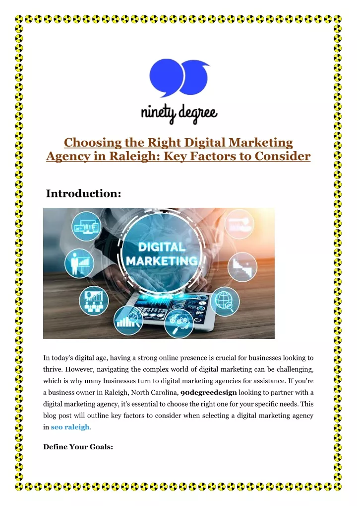 choosing the right digital marketing agency