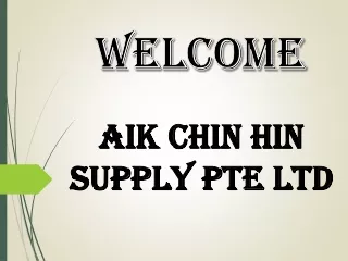 welcome