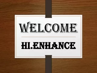 welcome