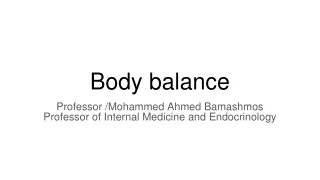 body balance