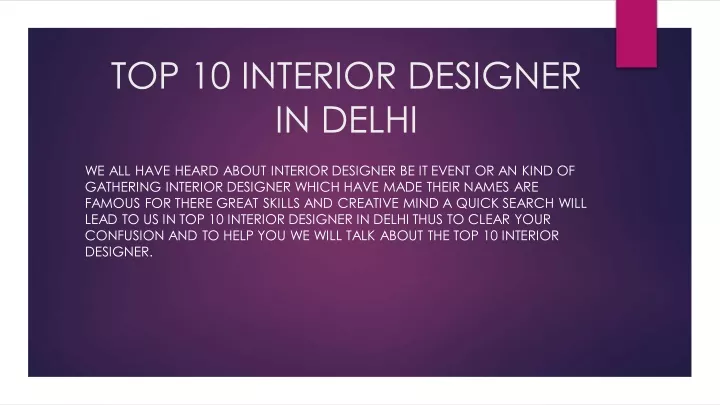top 10 interior designer in delhi