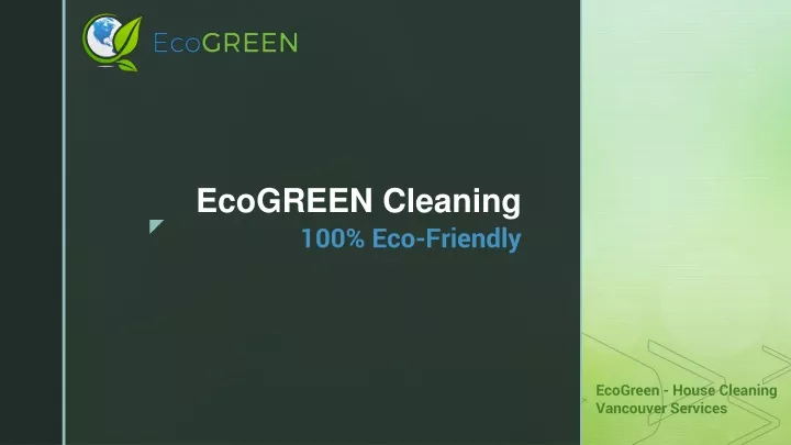 ecogreen cleaning