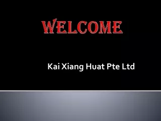 welcome