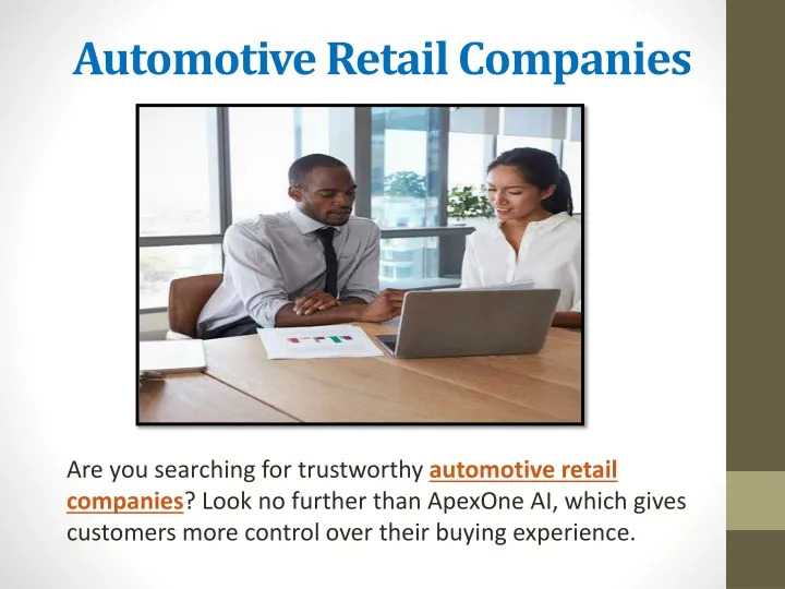 automotive retail companies