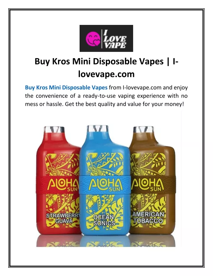 buy kros mini disposable vapes i lovevape com