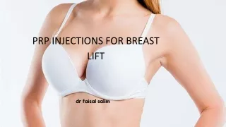 PRP Injections for Breast Lift