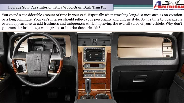 upgrade your car s interior with a wood grain
