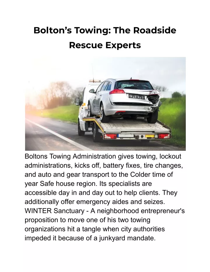 bolton s towing the roadside rescue experts