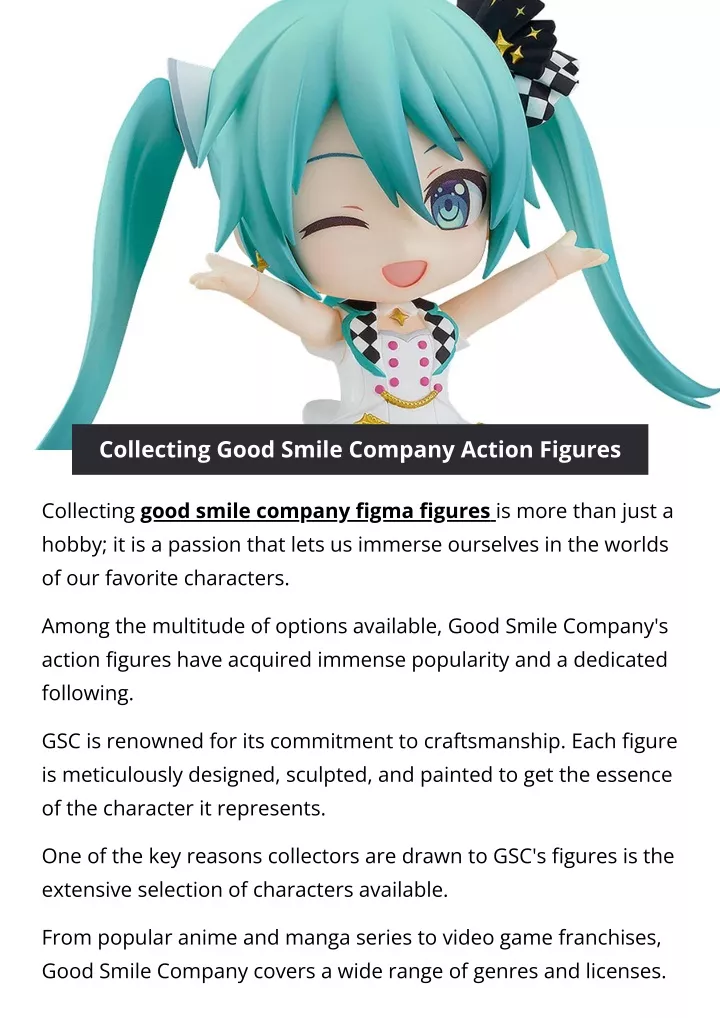 collecting good smile company action figures