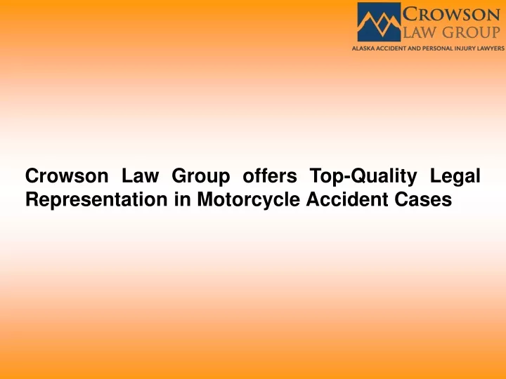 crowson law group offers top quality legal