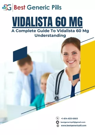 Vidalista 60 mg The Solution to Treat Erectile Dysfunction