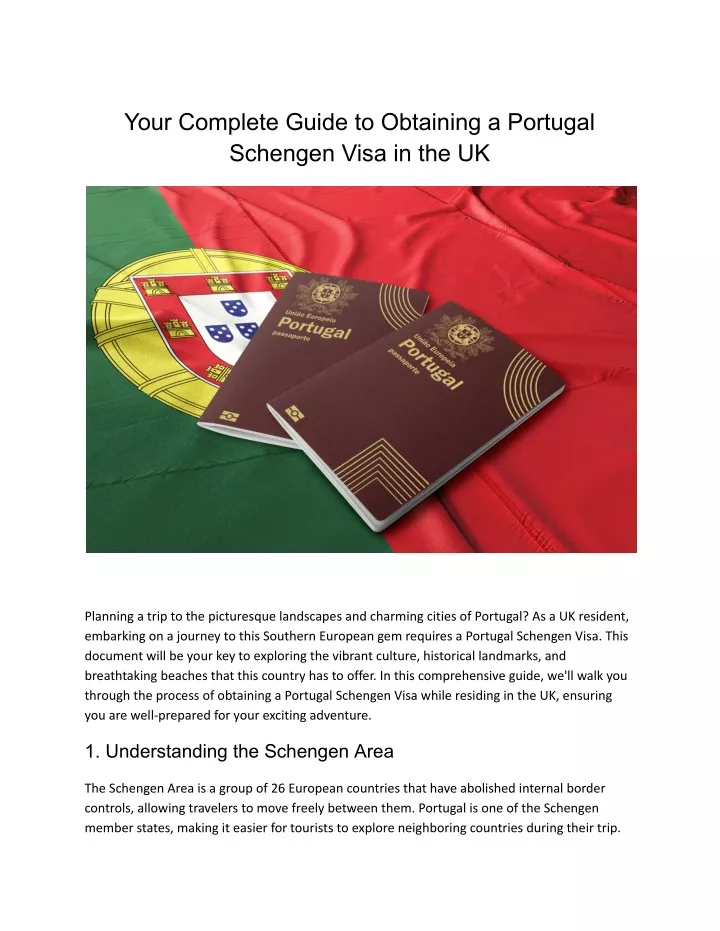 your complete guide to obtaining a portugal