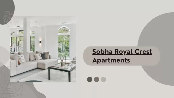 sobha royal crest apartments