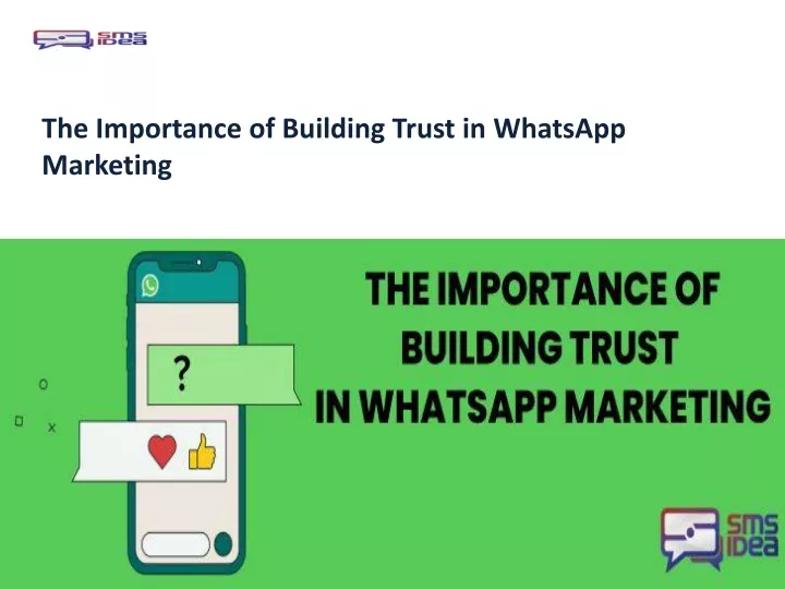 the importance of building trust in whatsapp marketing