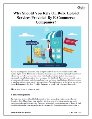 why should you rely on bulk upload services