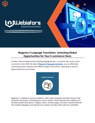 magento 2 language translation unlocking global