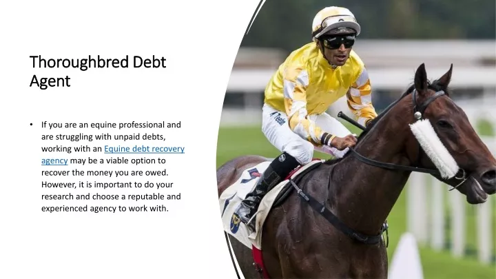 thoroughbred debt agent