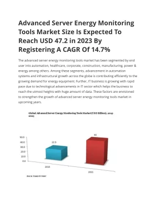 Advanced Server Energy Monitoring Tools Market Size Reach USD 47.2 in 2023