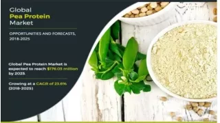 Pea Protein Market by Type, Form, and Application