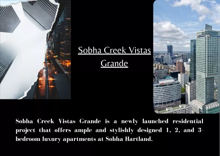 sobha creek vistas grande