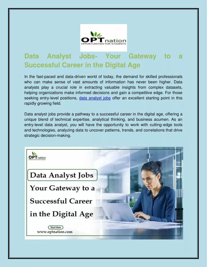 data analyst jobs your gateway to a successful