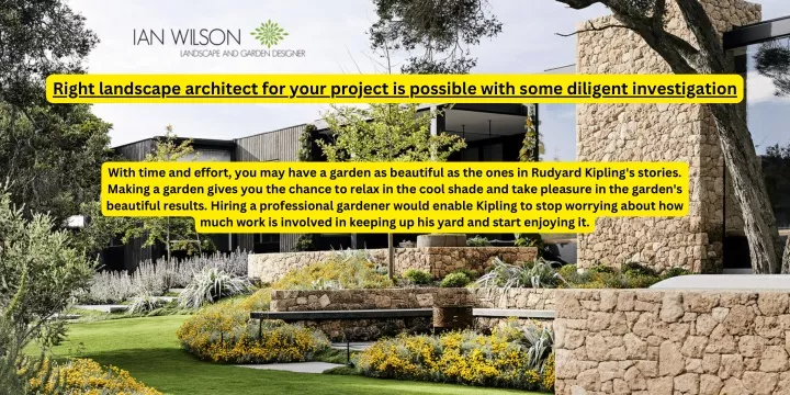 right landscape architect for your project