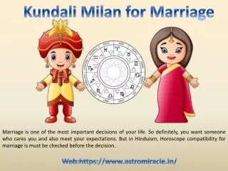 Importance of Kundali Milan