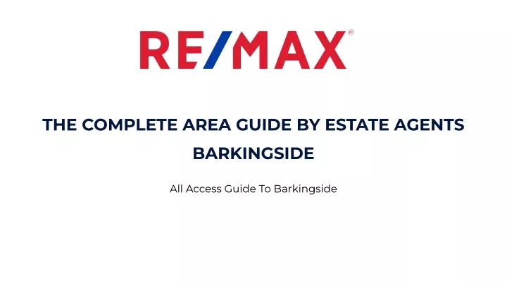 the complete area guide by estate agents