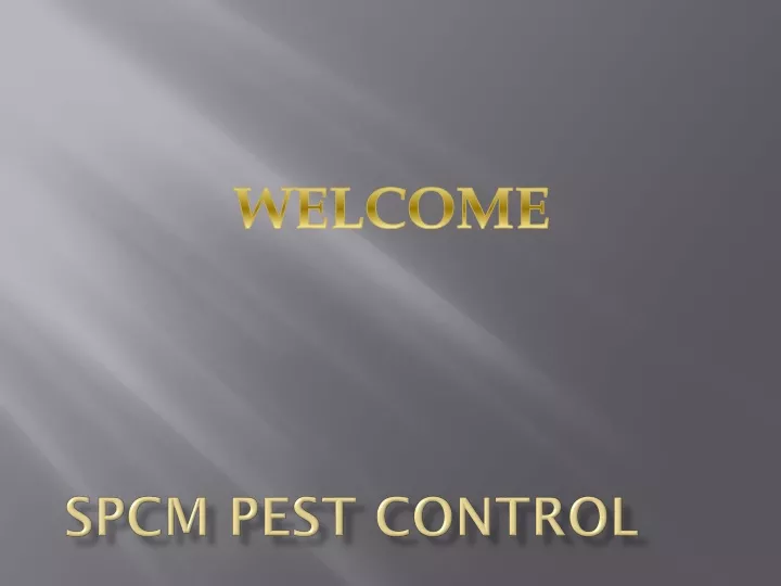 spcm pest control