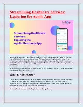 streamlining healthcare services exploring