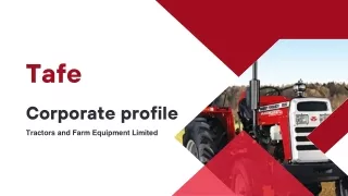 Tafe Corporate Profile