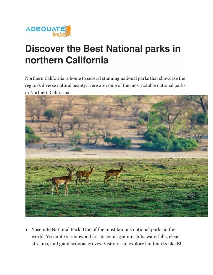 discover the best national parks in northern