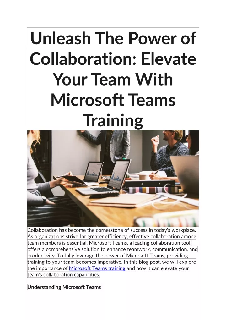 unleash the power of collaboration elevate your