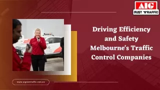 AIG Just Traffic Management Your Reliable Traffic Control Company in Melbourne