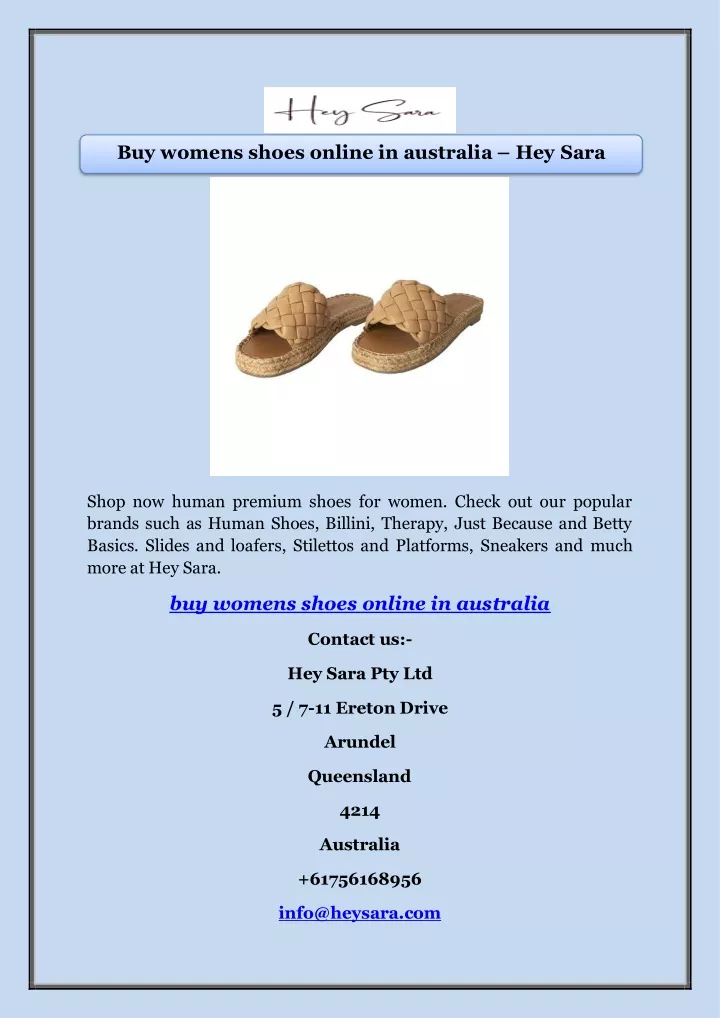 buy womens shoes online in australia hey sara