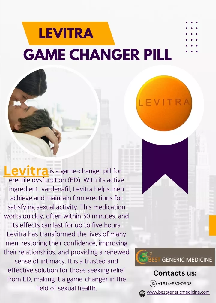 levitra game changer pill