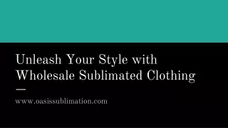 Top Sublimation Clothing Suppliers: Elevate Your Fashion Game