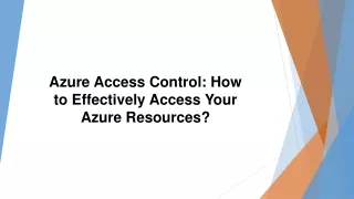 azure access control how to effectively access