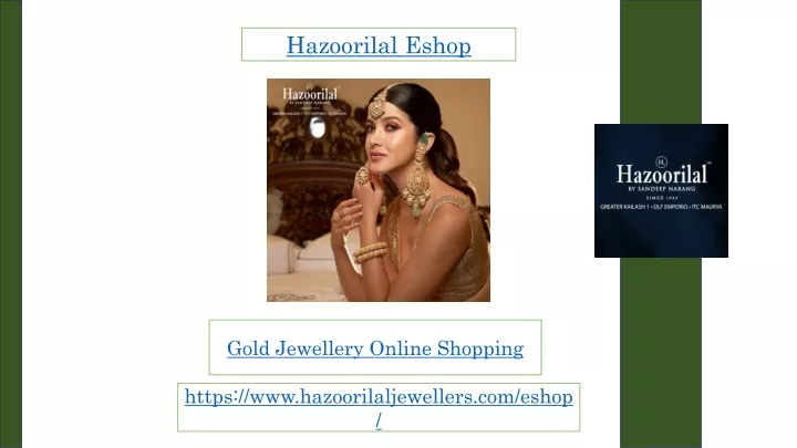 hazoorilal eshop