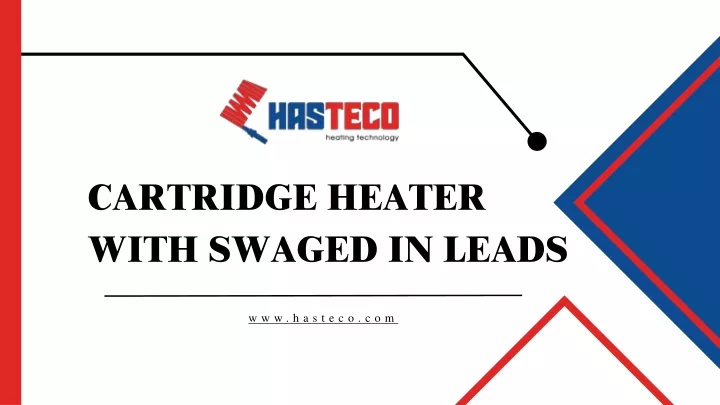 cartridge heater with swaged in leads