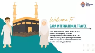 Sara Interational Travel USA umrah 2023 Hajj2024