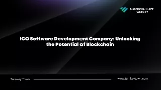 ICO Software Development Company Unlocking the Potential of Blockchain