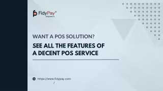 Want A POS Solution? See all the features of A Decent POS Service